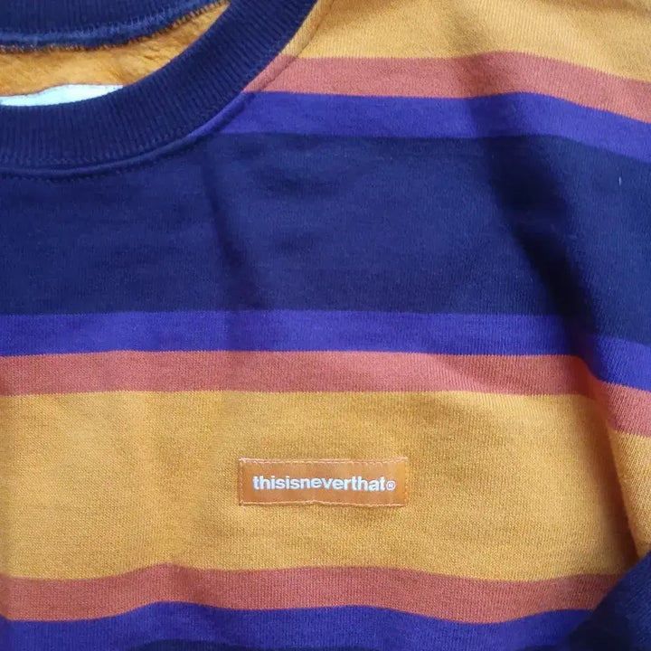 [BUNJANG] thisisneverthat Striped Sweatshirt XL / (XL) 디스이즈네버댓 스트라이프 맨투맨