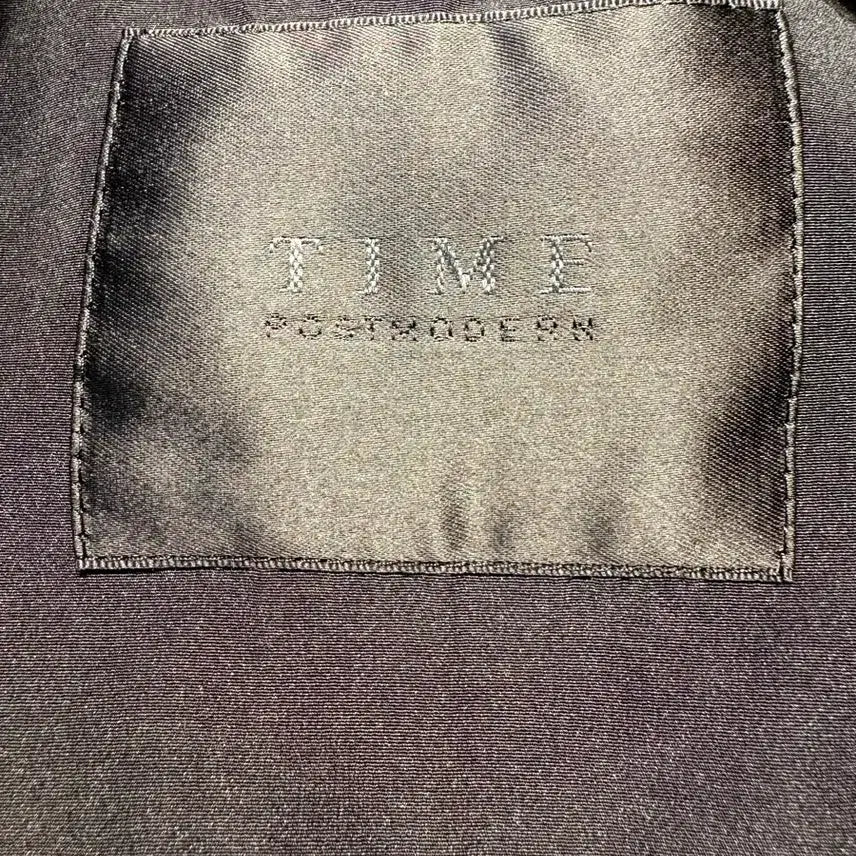[BUNJANG] TIME Postmodern Black Zip-Up Jumper / TIME 타임 포스트모던 블랙 집업 점퍼