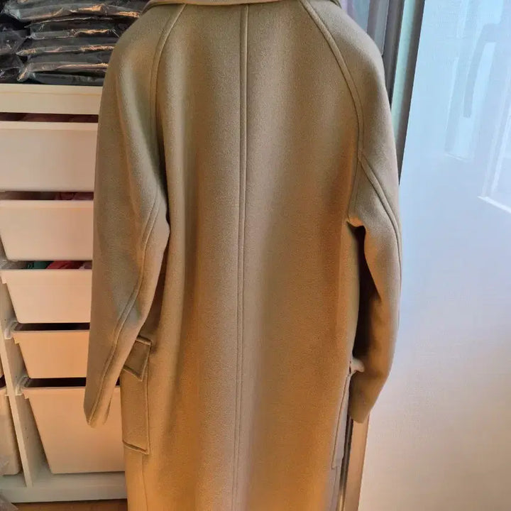 [BUNJANG] System Homme Double Breasted Coat Beige / 시스템옴므 더블 브레스트 코트 베이지