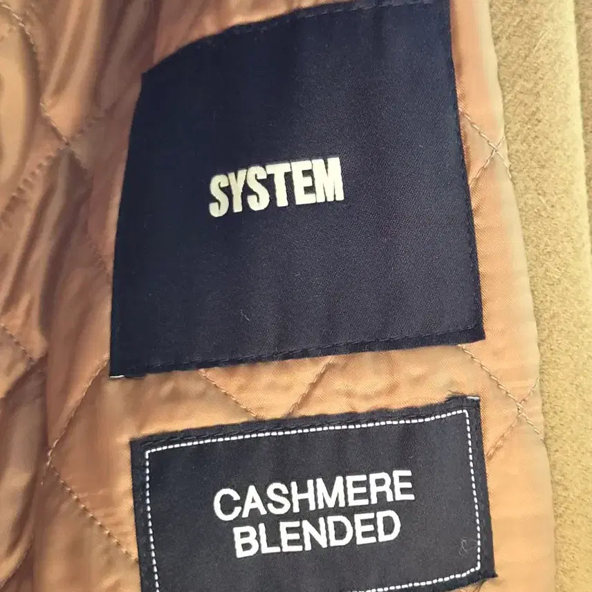 [BUNJANG] System Homme Double Breasted Coat Beige / 시스템옴므 더블 브레스트 코트 베이지