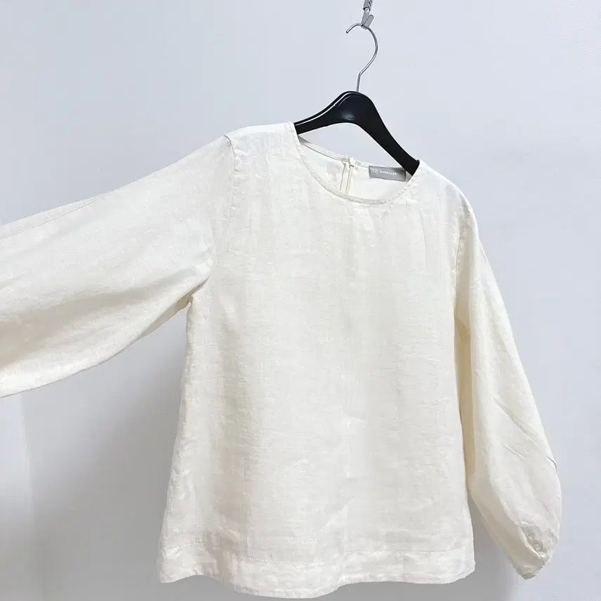 [BUNJANG] Everlane Linen Balloon Sleeve Blouse / 에버레인 린넨 블라우스