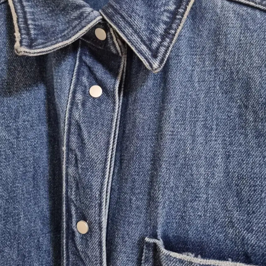 [BUNJANG] Imported Denim Jacket Shirt / 수입 데님 자켓 셔츠