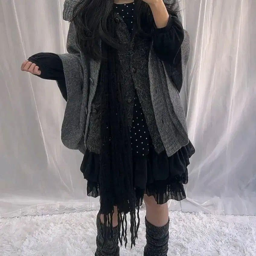 [BUNJANG] Miya Vintage Cape Mori Set / 미야빈티지 케이프모리 세트