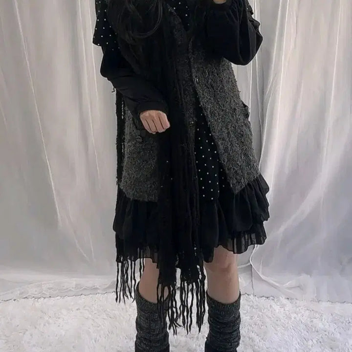 [BUNJANG] Miya Vintage Cape Mori Set / 미야빈티지 케이프모리 세트