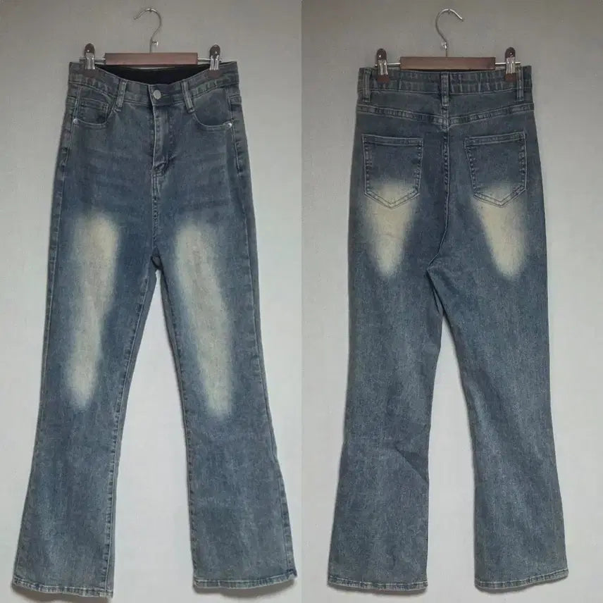 [BUNJANG] High Stretch Bootcut Denim Jeans / 왕스판/워싱 부츠컷 데님