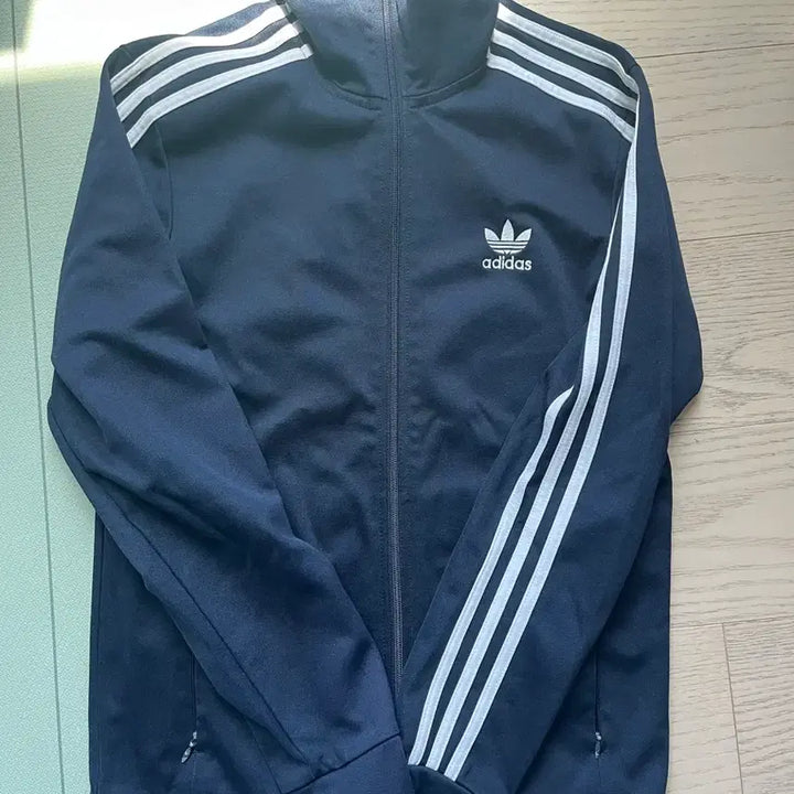 [BUNJANG] Adidas Three-Stripes Track Top Jersey Navy / 아디다스 삼선 트랙탑, 져지 네이비