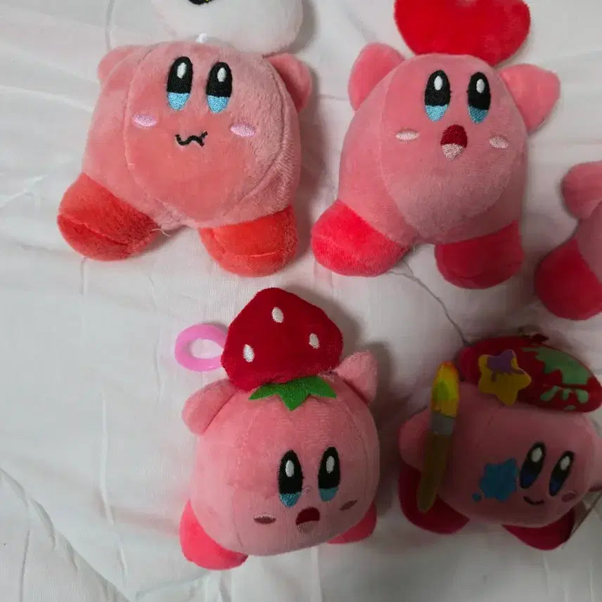 [BUNJANG] Kirby Plush Keychain Toy / 커비 인형 키링 별의커비 열쇠고리 고리인형 장난감