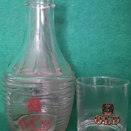 [BUNJANG] Jinro Old Decanter and Rocks Glasses Set / 진로 올드 디캔더및 언더락잔