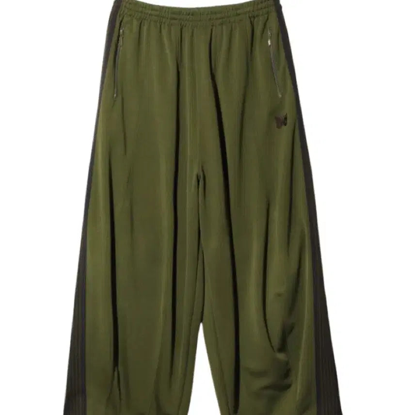 [BUNJANG] Needles H.D. Track Pants Poly Smooth Olive / 니들스 H.D 트랙팬츠 폴리 스무스 올리브