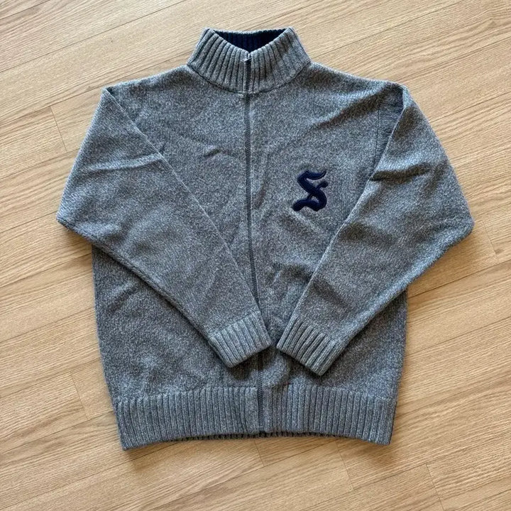 [BUNJANG] Stussy Driver Knit Zip-Up / 올드 스투시 드라이버 니트 집업
