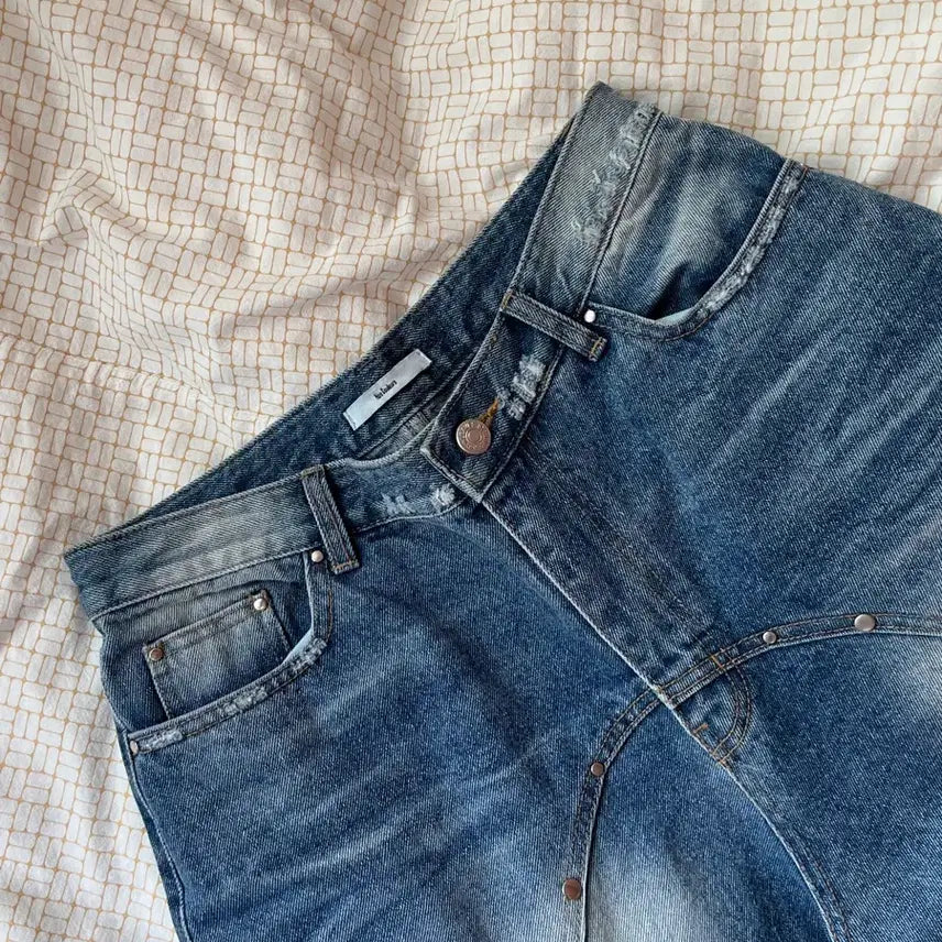 [BUNJANG] Nos Couleurs x JS 00 Denim Pants Indigo / 노쿨러스 x JS 00 데님 팬츠 인디고 1