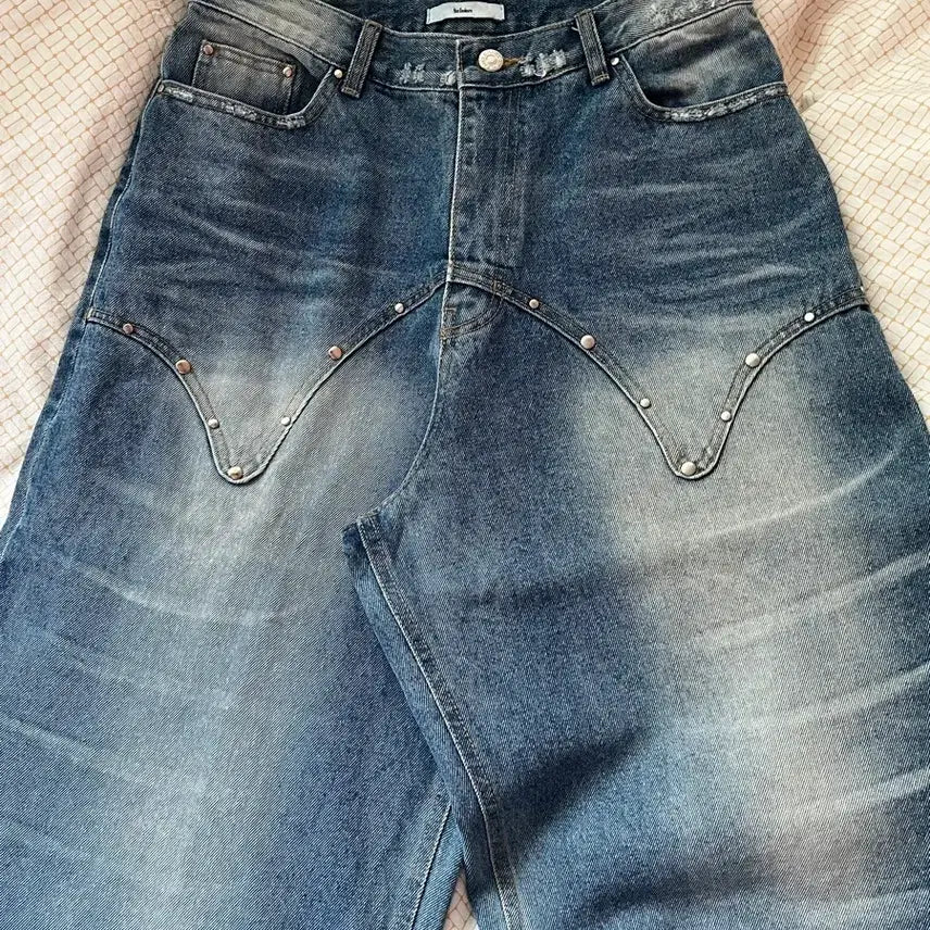 [BUNJANG] Nos Couleurs x JS 00 Denim Pants Indigo / 노쿨러스 x JS 00 데님 팬츠 인디고 1