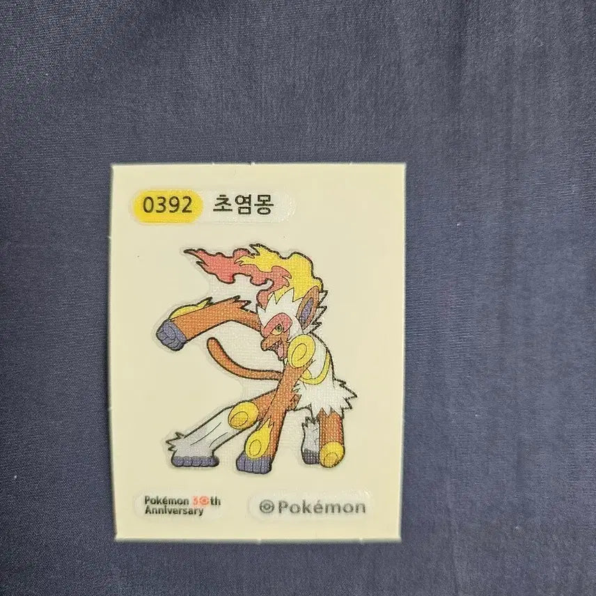 [SOLD OUT] 초염몽 띠부씰 30주년 포켓몬
