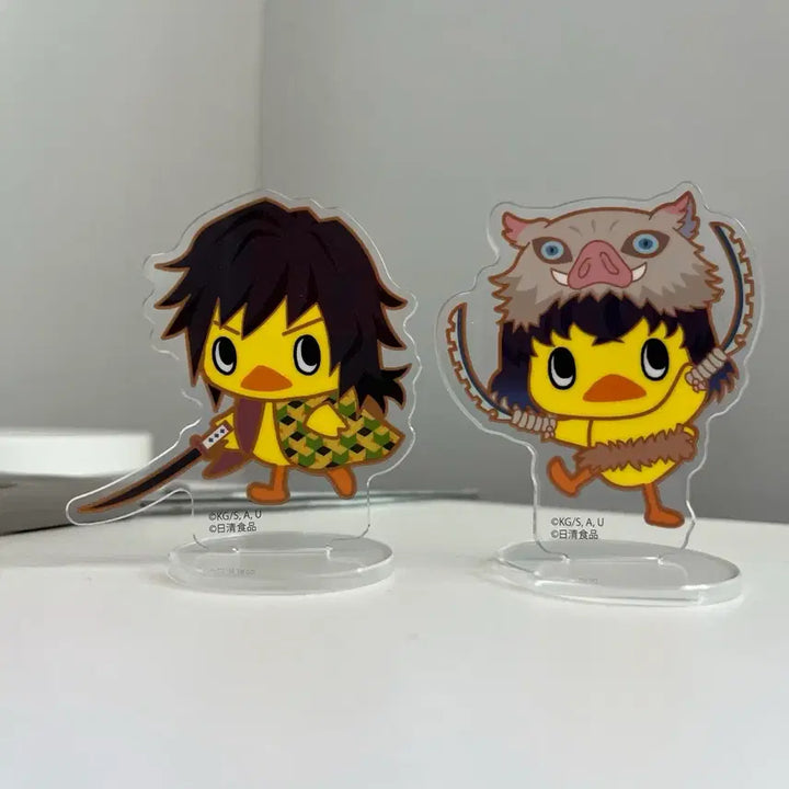 [BUNJANG] Demon Slayer x Nissin Chikin Ramen Collaboration Acrylic Stand Set / 귀멸의 칼날&