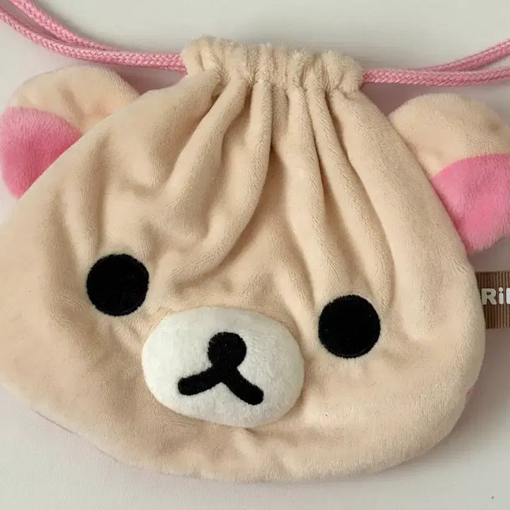 [BUNJANG] Rilakkuma Korilakkuma Drawstring Pouch / 리락쿠마 코리락쿠마 조리개 복조리 파우치