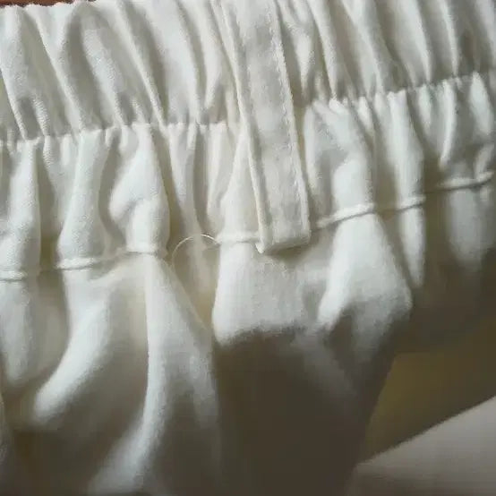 [BUNJANG] Back-Banded Long Skirt (Ivory) / 뒷밴딩 롱스커트