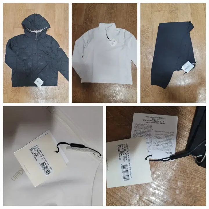 [BUNJANG] Calvin Klein Woven Setup Set Top/Bottom + Padding / 95 캘빈클라인 우븐 셋업 상/하의 세트+패딩