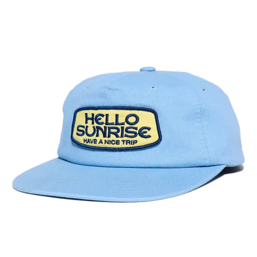 [BUNJANG] Hello Sunrise Sky Blue Ball Cap / 헬로 선라이즈 스카이 블루 볼캡