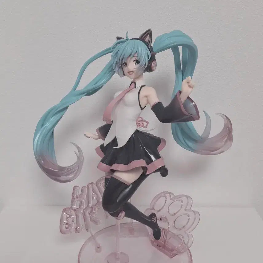[BUNJANG] Hatsune Miku Happy Cat Ver. Figure / 하츠네 미쿠 해피캣 피규어