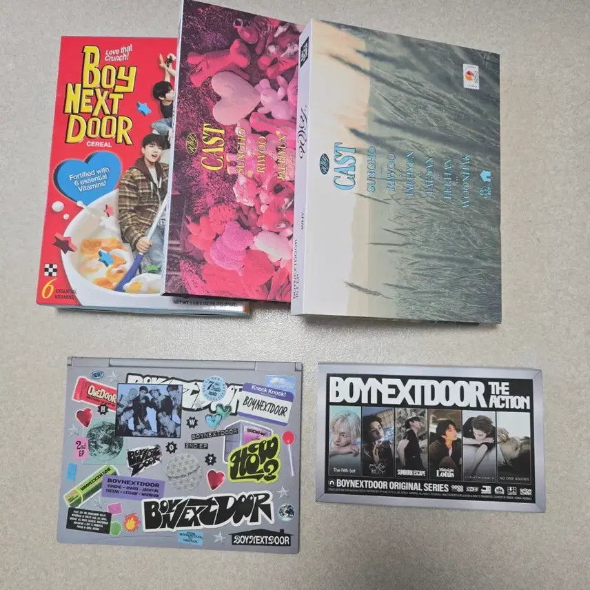 [BUNJANG] Boynextdoor Opened Album Bundle Set with 12 Photocards / 포카12장) 보넥도 개봉 앨범 일괄 양도