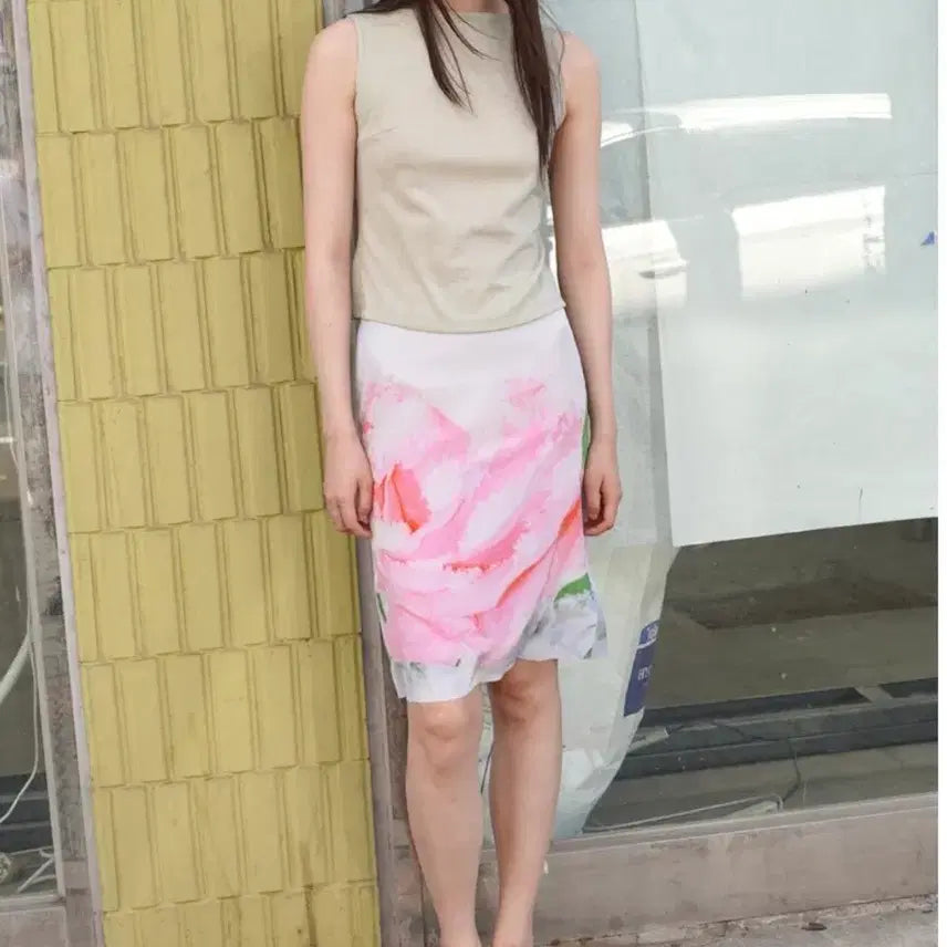 [BUNJANG] Nuannu Rose Skirt / 누아누 로즈 스커트 (새상품)