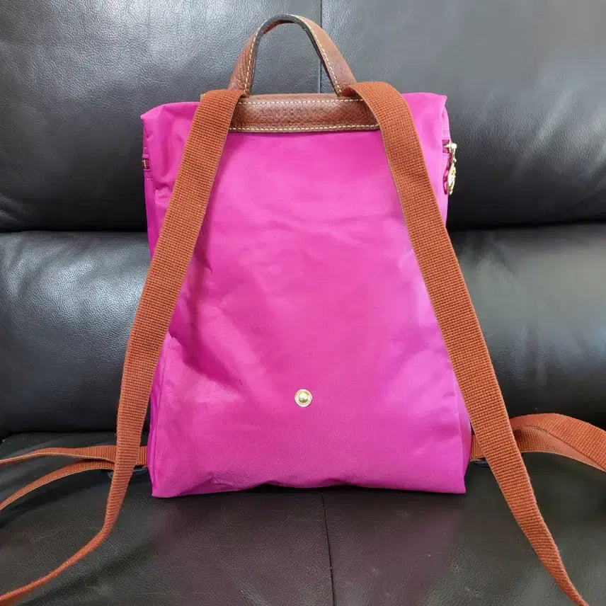 [BUNJANG] Longchamp Le Pliage Backpack Pink / 롱샴(Longchamp) 르 플리아쥬(Le Pliage) 백팩
