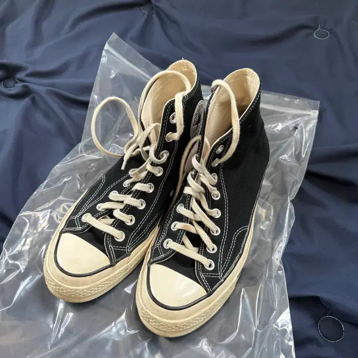 [BUNJANG] Converse Chuck Taylor 70 Black High Top Sneakers / 컨버스 척테일러 70 블랙 하이 스니커즈
