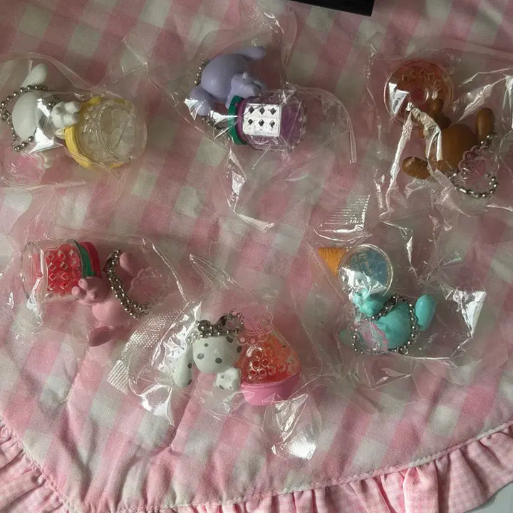 [BUNJANG] Sugabunnies Scented Gachapon Keychain Full Set / 고전 슈가바니즈 향기나는 가챠 키링 풀세트