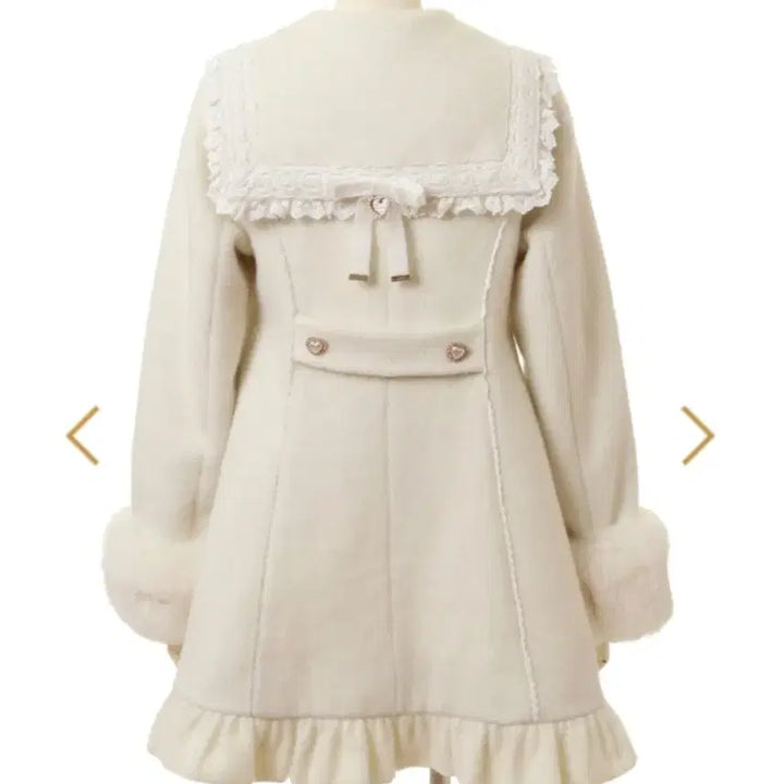 [BUNJANG] Lizlisa Ribbon Sailor Coat (White) / 리즈리사 리본 세일러 코트 (화이트)