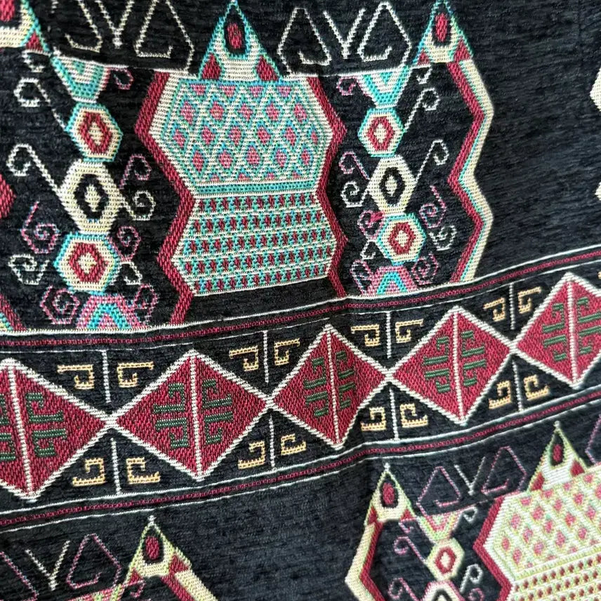 [BUNJANG] Ethnic Pattern Mini Skirt / 에스닉 패턴 스커트