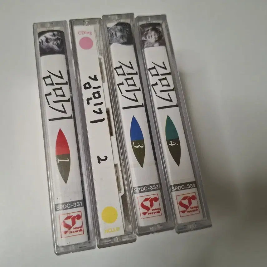 [BUNJANG] Kim Min Ki Cassette Tape Set (1-4) / 김민기 카세트 테이프 2/4집