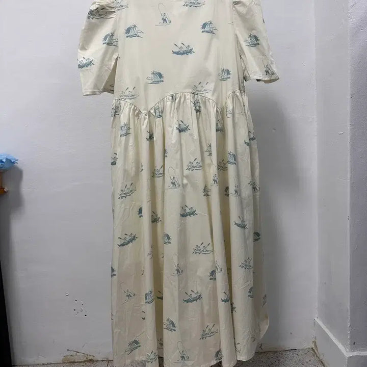 [BUNJANG] Patterned Long Dress / 패턴 롱 원피스