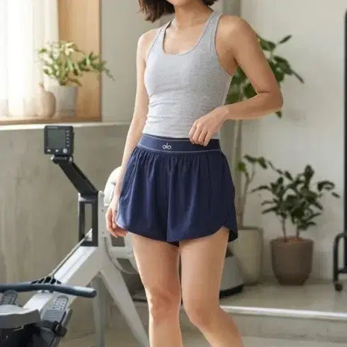 [BUNJANG] Alo Flowy Shorts / alo 숏 인기 팬츠(Flowy반바지)