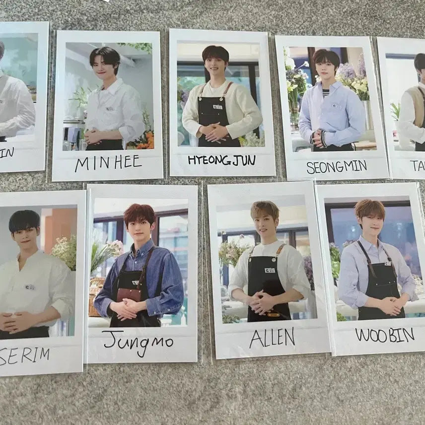 [BUNJANG] CRAVITY "Flower Shop" Photocard Set (8 Types) / 크래비티 꽃집 포토카드 8종 세트
