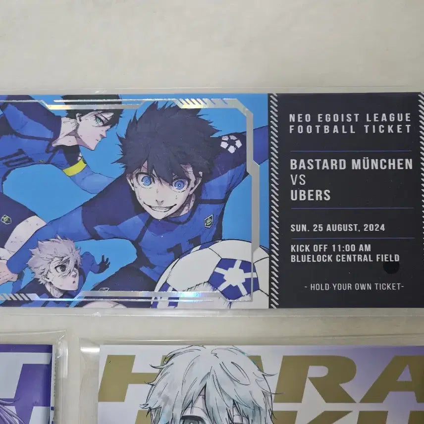 [BUNJANG] Blue Lock Merchandise Bundle (Booklet, Ticket, Lottery Acrylic) / 블루록 굿즈 일괄 (소책자,티켓,쿠지아크릴)