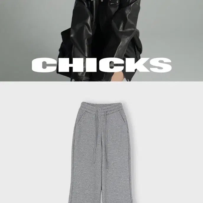 [BUNJANG] Chics Rian Bootcut Slacks Pants Melange Long / 칙스 리안 부츠컷 슬렉스 팬츠 Melange / 롱