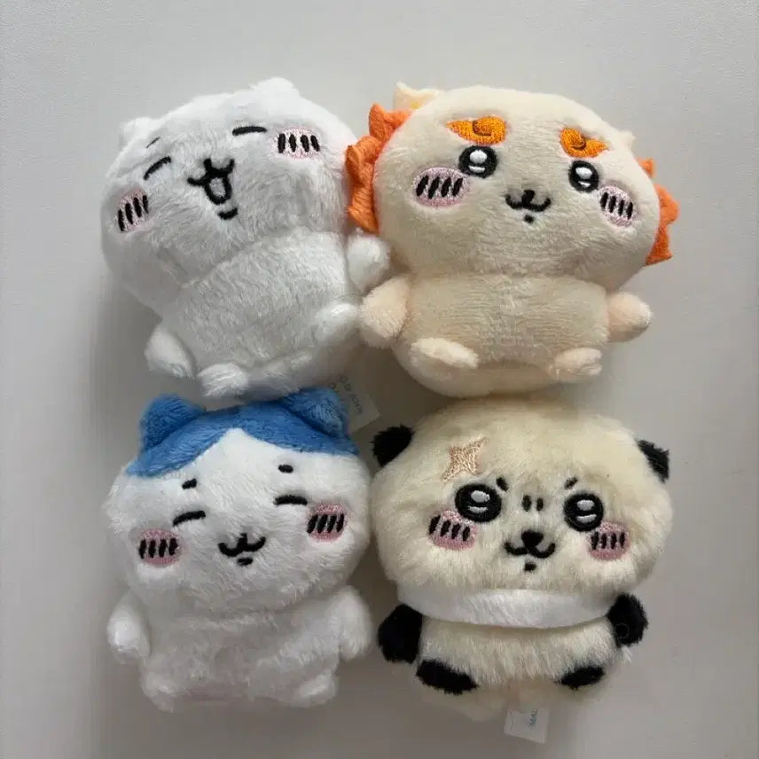 [BUNJANG] Monchhchi Mini Plush Set / 먼작귀 미니 인형 4종 일괄 (일본 정품)