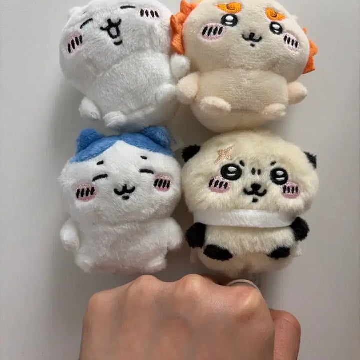[BUNJANG] Monchhchi Mini Plush Set / 먼작귀 미니 인형 4종 일괄 (일본 정품)