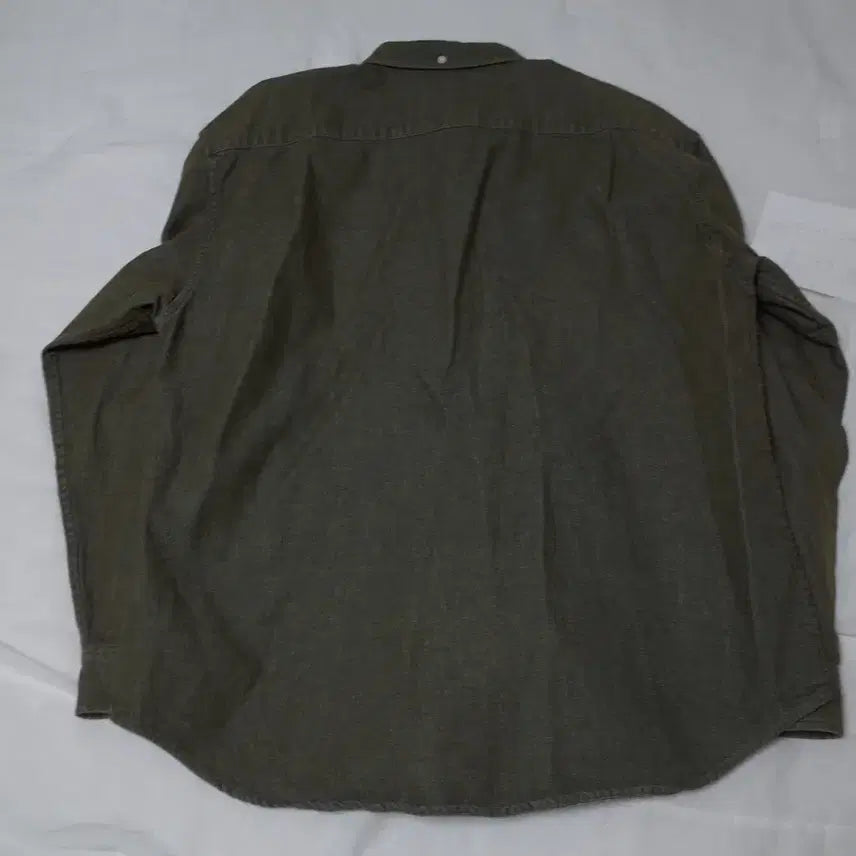 [BUNJANG] Supreme Small Box Denim Shirt Olive / [M] 슈프림 (Supreme) 스몰 박스 데님 셔츠 올리브
