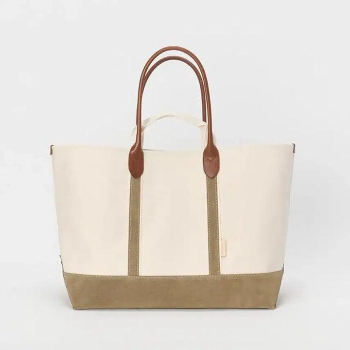 [BUNJANG] Hender Scheme Campus Suede Handle Tote Bag Beige L / 헨더스킴 핸더스킴 캠퍼스 스웨이드 핸들 토트백 베이지 L사이즈