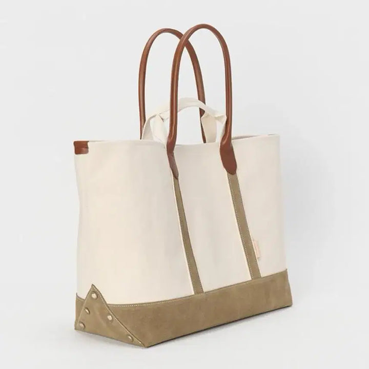 [BUNJANG] Hender Scheme Campus Suede Handle Tote Bag Beige L / 헨더스킴 핸더스킴 캠퍼스 스웨이드 핸들 토트백 베이지 L사이즈
