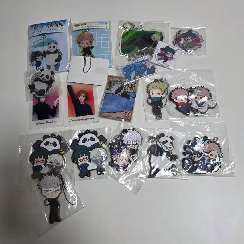 [BUNJANG] Jujutsu Kaisen Acrylic Keychain Goods Set / 주술회전 아크릴 키링 굿즈 모음
