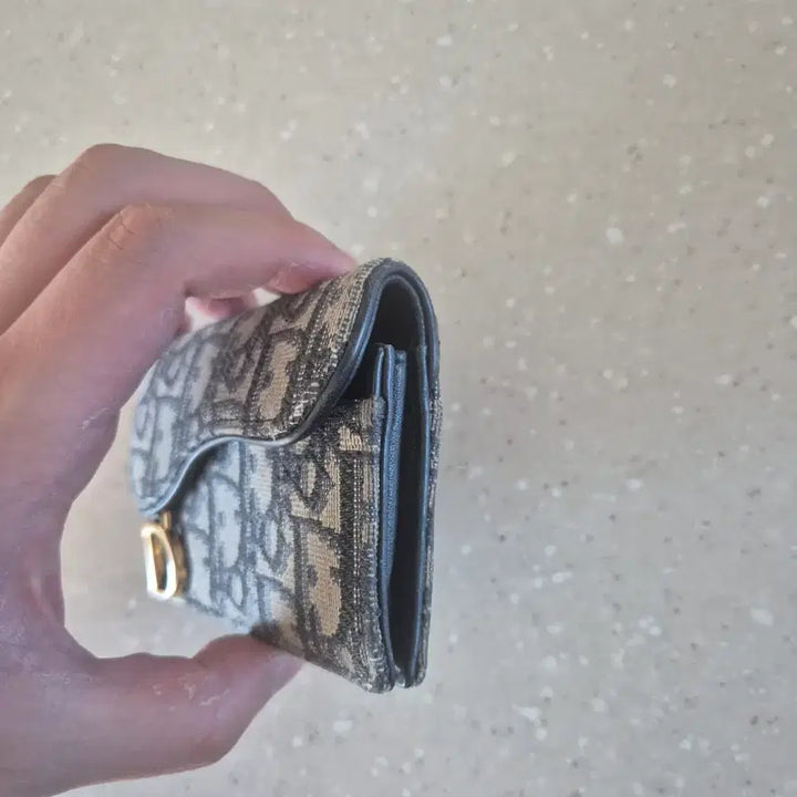 [BUNJANG] Dior Oblique Saddle Card Holder / 디올 오블리크 카드지갑 새들 디자인