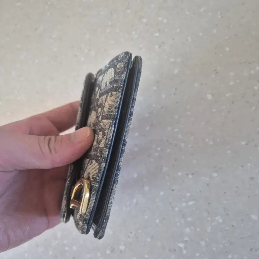 [BUNJANG] Dior Oblique Saddle Card Holder / 디올 오블리크 카드지갑 새들 디자인