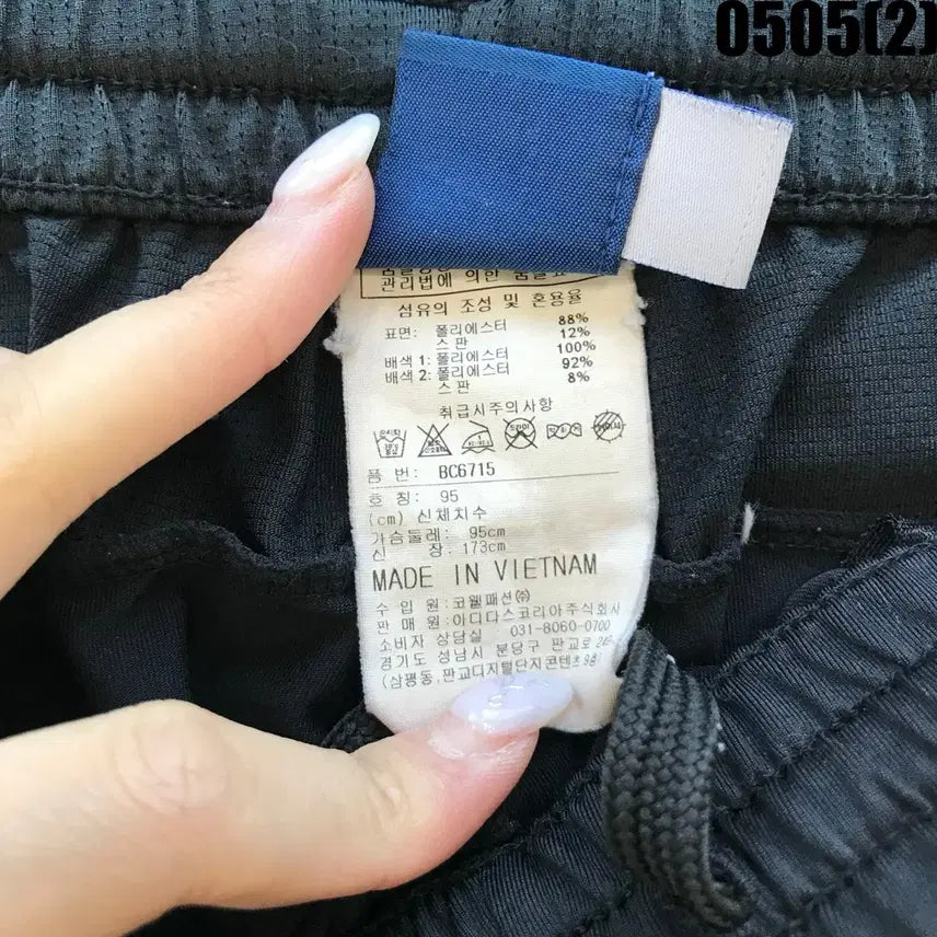 [BUNJANG] Reebok Black 7-Minute Training Pants Size 95 / 리복 블랙 7부 트레이닝 바지 95
