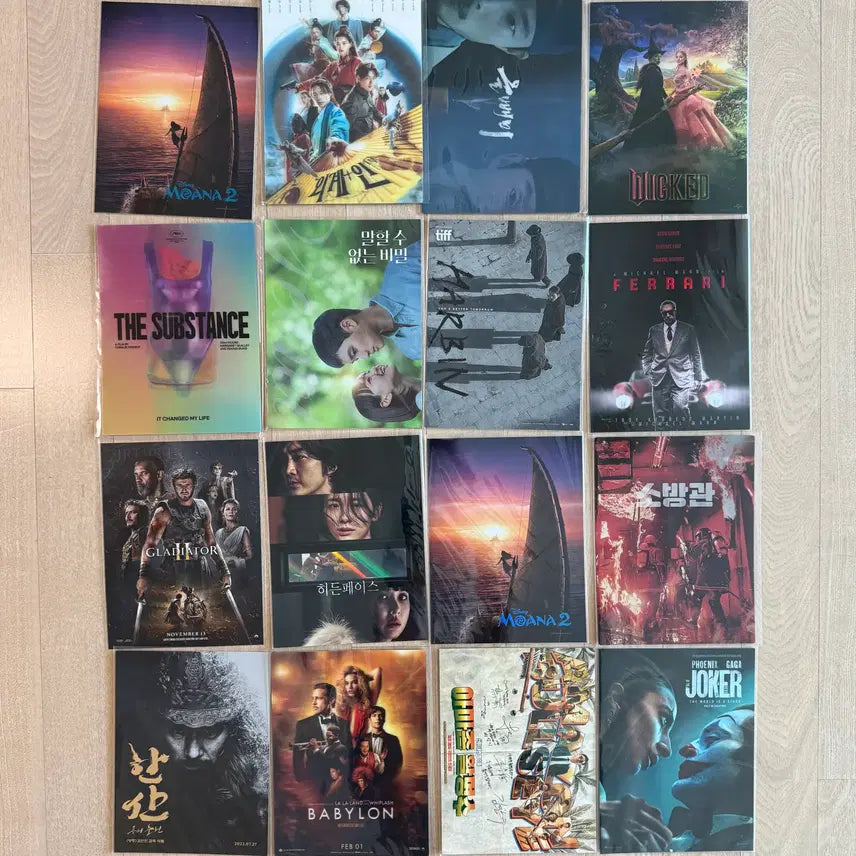 [BUNJANG] Lotte Cinema Art Card Collection / 롯데시네마 아트카드 모음