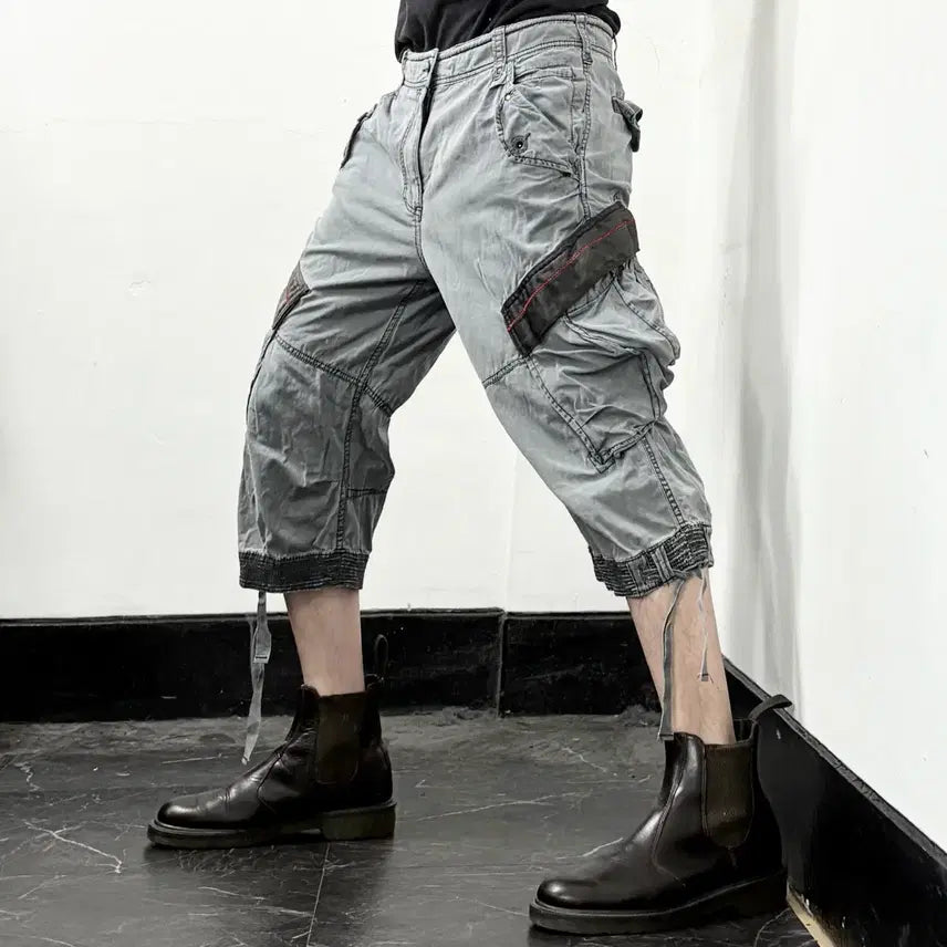 [BUNJANG] Avirex Cargo Bermuda Shorts / 아비렉스 카고 버뮤다 팬츠