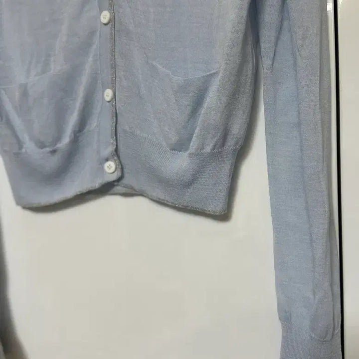 [BUNJANG] Lucky Chouette Blue Cardigan / LUCKY CHOUETTE 럭키슈에뜨블루 가디건