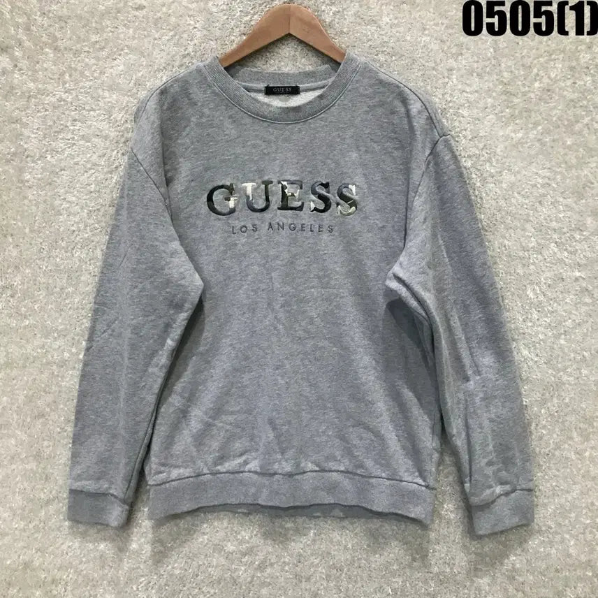 [BUNJANG] Guess Grey Sweatshirt M / 게스 회색 맨투맨 티셔츠 m