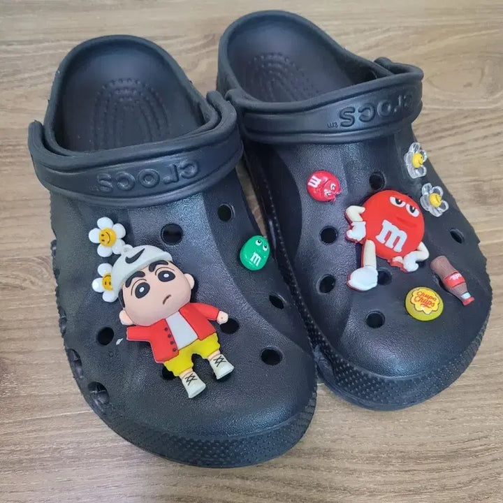 [BUNJANG] Crocs Black Clogs 245 / 크록스신발250